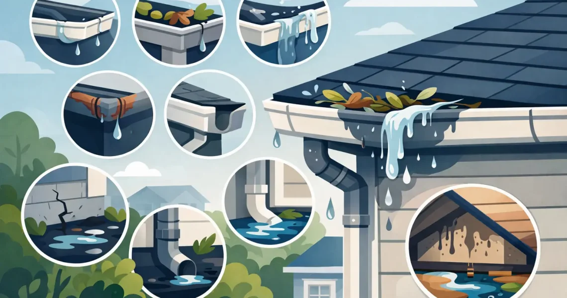 10 Signs of Failing Gutters to Watch