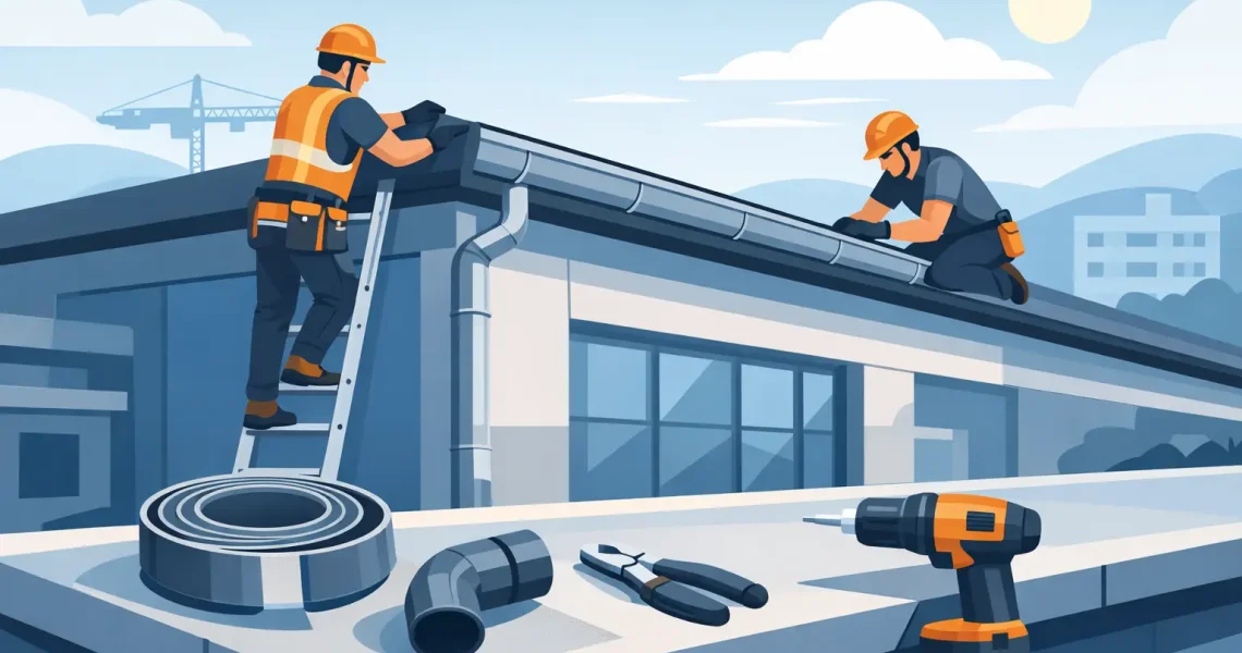 Commercial Gutter Installation That Lasts
