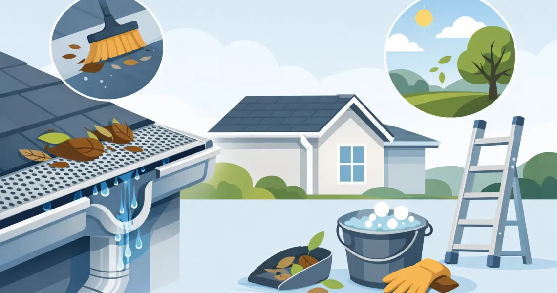 How Gutter Guards Reduce Cleaning Needs