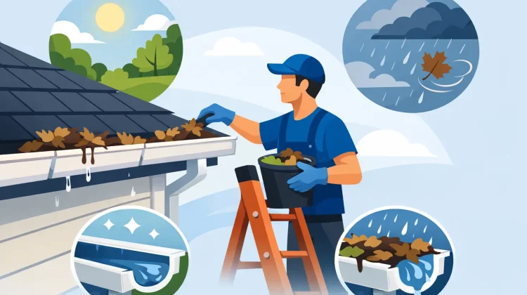 How often should gutters be cleaned? Learn the right schedule for homes and buildings, plus signs your gutters need attention sooner.