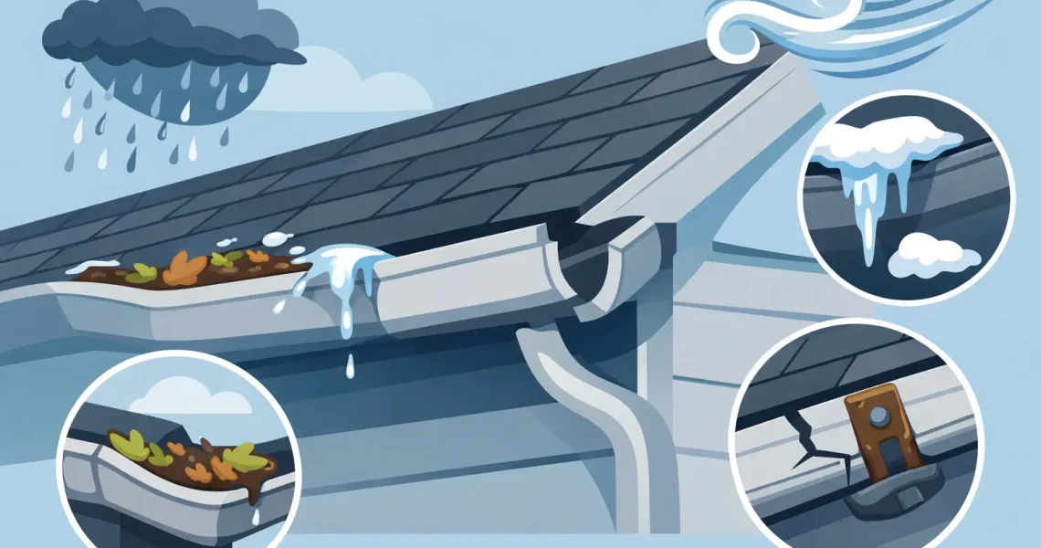 What Causes Gutters to Pull Away?