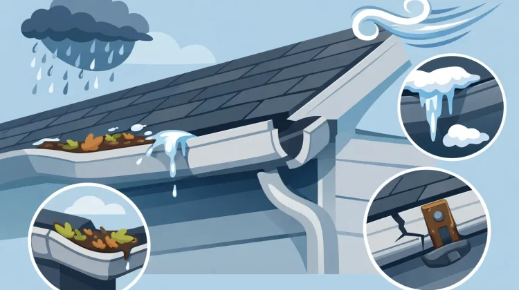Learn what causes gutters to pull away, how to spot early warning signs, and when repair or replacement is the smarter fix.