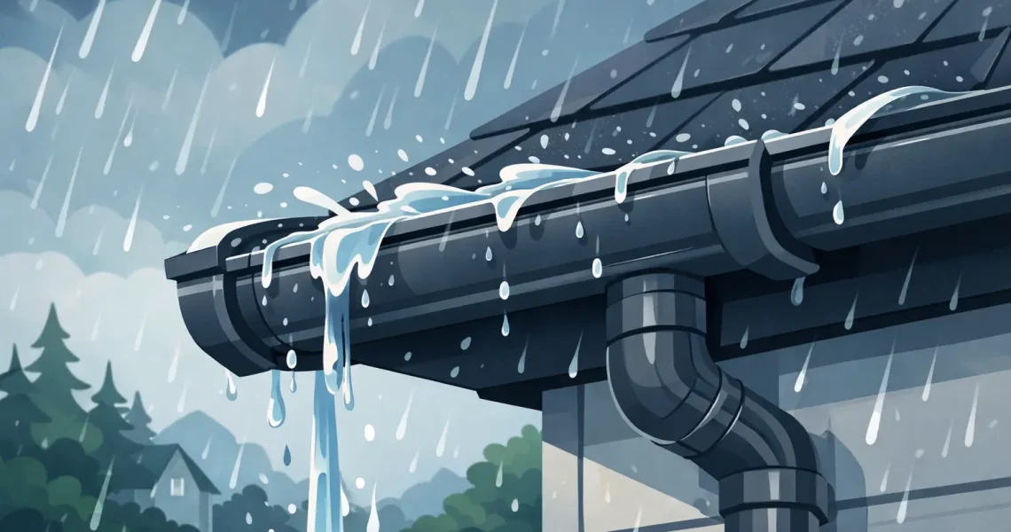 Best Gutters for Heavy Rain: What Works