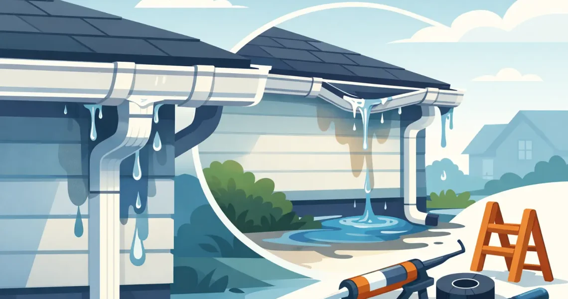 How to Fix Leaking Gutters That Keep Failing