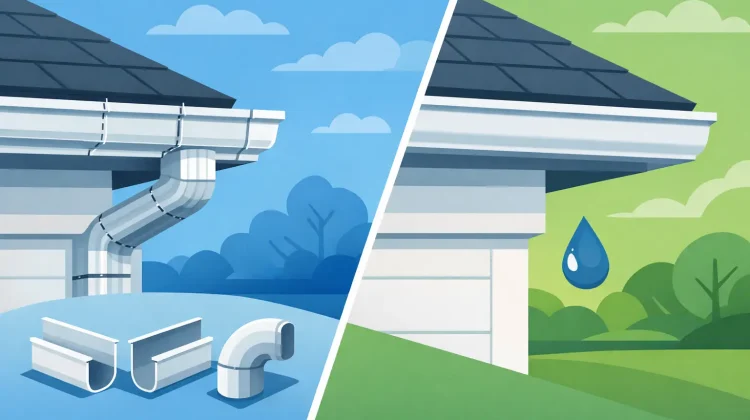 Comparing sectional vs seamless gutters? Learn the cost, durability, repair, and maintenance differences to choose the right fit.