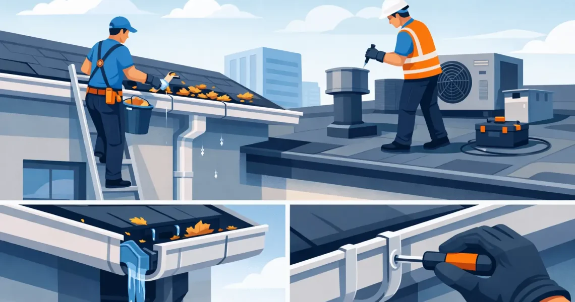 A Commercial Gutter Maintenance Plan That Works