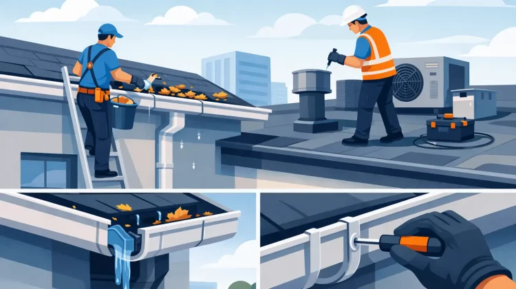 A commercial gutter maintenance plan helps prevent leaks, foundation damage, and costly repairs. Learn what to inspect and when to schedule service locally.