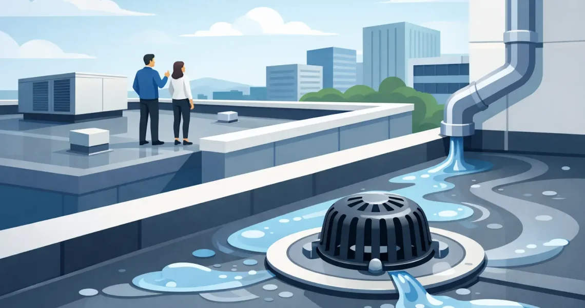 Commercial Roof Drainage Guide for Property Owners