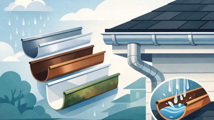 Learn how rain gutter materials compare on cost, durability, upkeep, and curb appeal so you can choose the right system for your property.