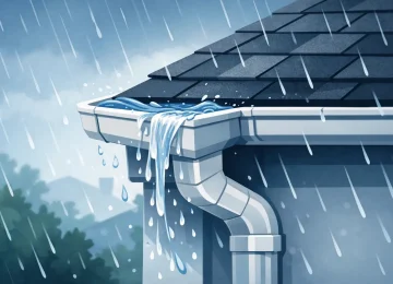 Why Do Gutters Overflow at Corners During Rain?