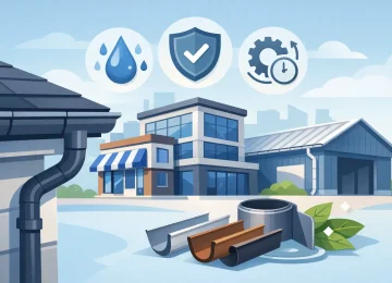 Best Gutter Options for Businesses That Last