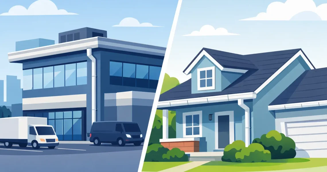Commercial Gutters Versus Residential Gutters