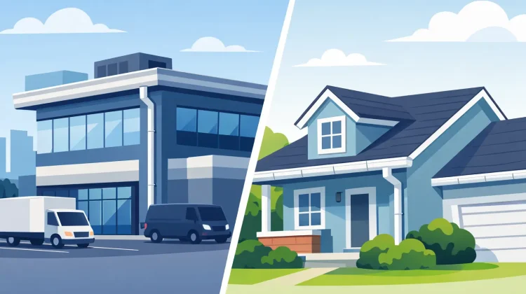Commercial gutters versus residential systems differ in size, drainage capacity, materials, and design. Learn what your property needs to stay protected.