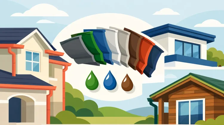 Custom color gutters protect your property from water damage while giving rooflines a finished look. Learn how to choose a lasting, practical match well.