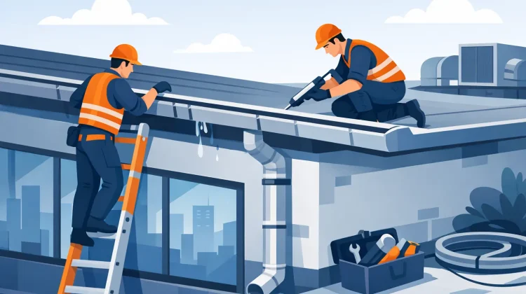 Our guide to commercial gutter repairs helps property owners spot drainage failures, plan lasting fixes, and protect roofs, walls, and foundations well.
