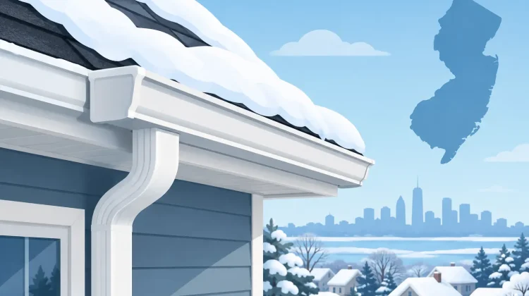 Learn which materials, sizes, guards, and installation details make the best gutters for snow, ice, and winter runoff on New Jersey homes and buildings.