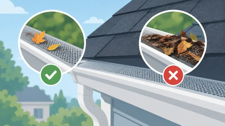 Do gutter guards clog? Learn what causes buildup, which guard types need the least care, and how professional installation protects your New Jersey home.