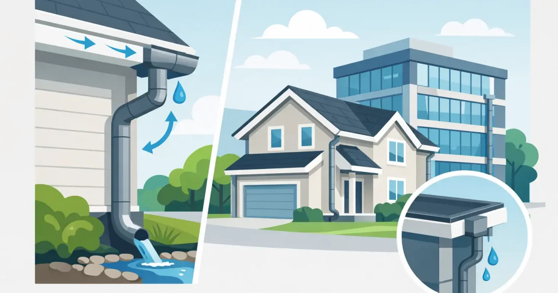 Downspout Placement Guide for Homes and Buildings