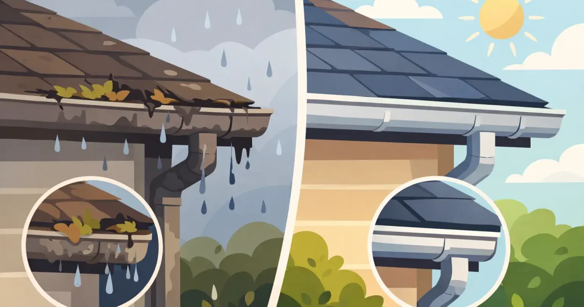 Gutter Replacement Before and After Results