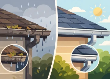 Gutter Replacement Before and After Results