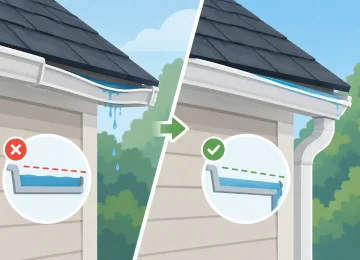 Gutter Slope Problems and How to Fix Them