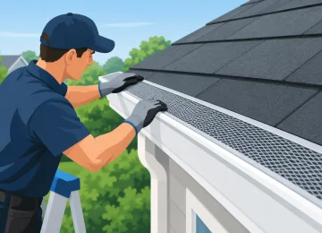 A Gutter Guard Installation Example Done Right